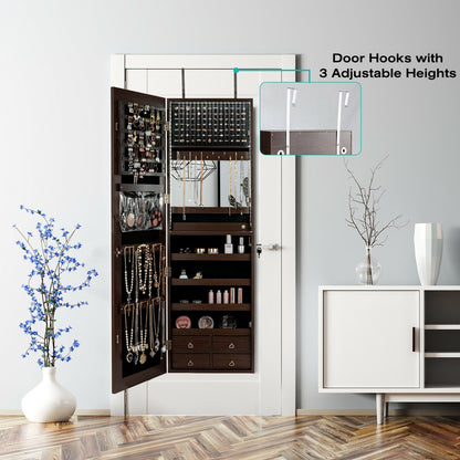 Multipurpose Storage Cabinet with 4 Drawers-Black