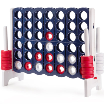 4-to-Score 4 in A Row Giant Game Set for Kids Adults Family Fun