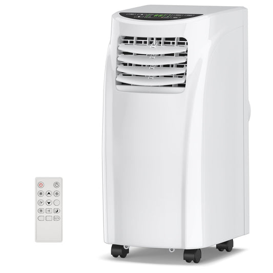 8000 BTU Portable Air Conditioner with Dehumidifier Function and Sleep Mode