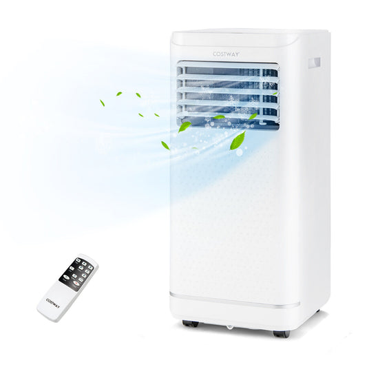 8000/10000 BTU Portable Air Conditioner with Dehumidifier and Fan Mode-8000 BTU