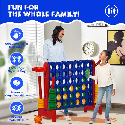 2.5 Feet 4-to-Score Giant Game Set-Blue