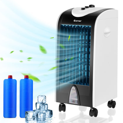 3-in-1 Portable Evaporative Air Cooler with Filter Knob for Indoor