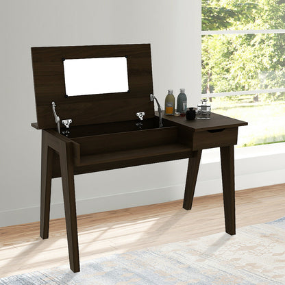 Dressing Table with Flip Mirror and Storage Drawer