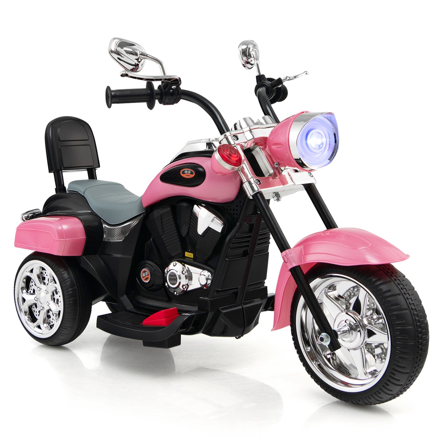 6V 3 Wheel Kids Motorcycle-Pink