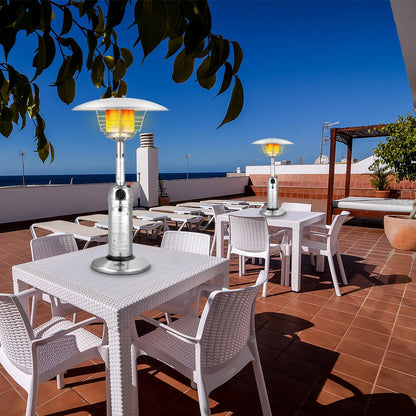 11 000 BTU Portable Tabletop Propane Patio Standing Heater