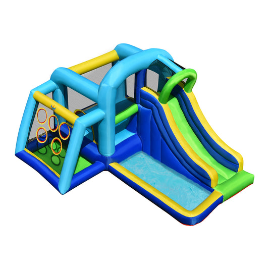5-in-1 Kids Inflatable Climbing Bounce House without Blower