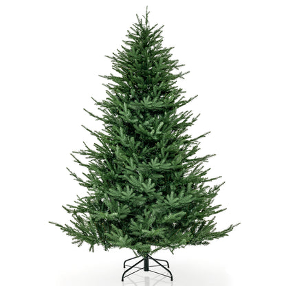 6ft pre-lit Christmas tree with 280 warm white LED lights and multiple lighting modes, perfect holiday decor.