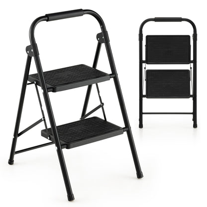 3-Step Ladder with Wide Anti-Slip Pedal-3-Step