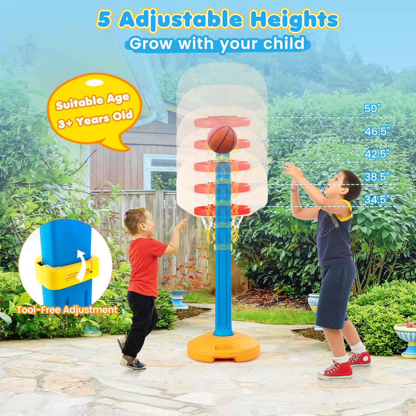 Kids Children Basketball Hoop Stand