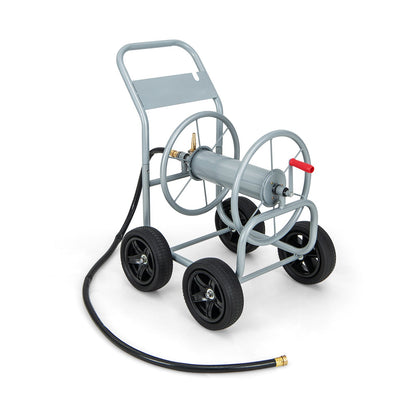 Garden Hose Reel Cart Holds 330 Feet of 3/4 Inch or 5/8 Inch Hose