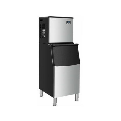 353LBS/24H Split Commercial Ice Maker with 198 LBS Storage Bin