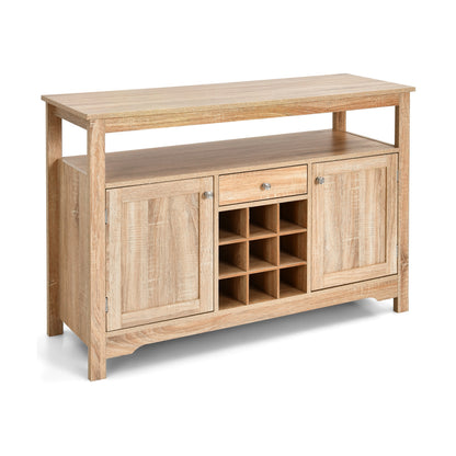Buffet Server Sideboard Wine Cabinet Console-Gray
