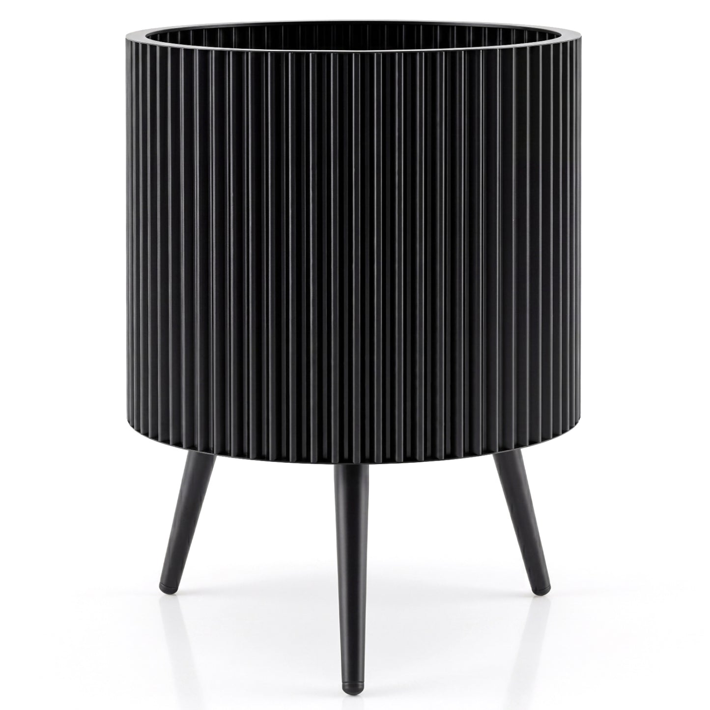 16.5-inch outdoor plant pot with stand and tapered legs, perfect for garden raised beds, by Wilsons Home Store.