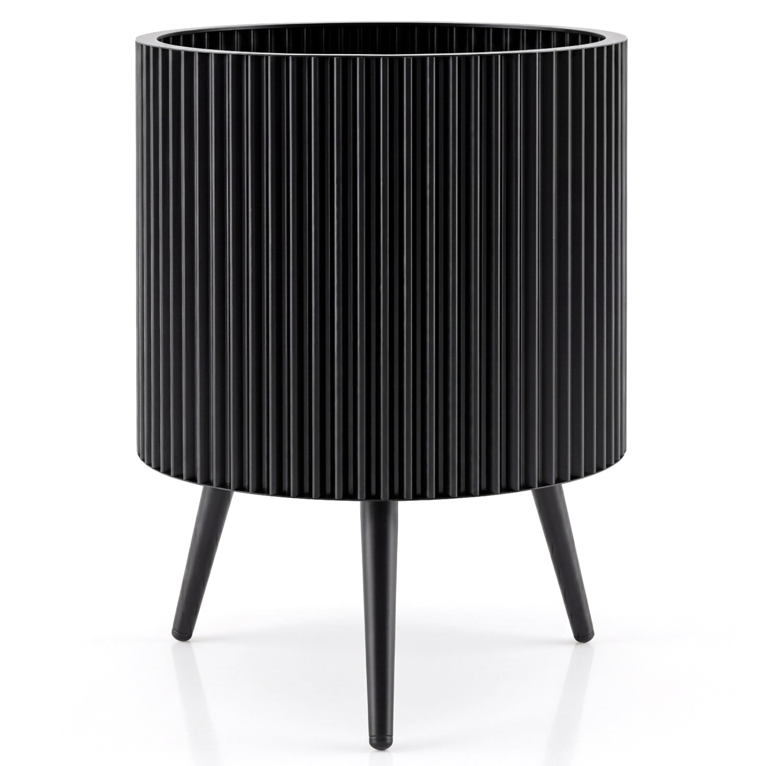 16.5-inch outdoor plant pot with stand and tapered legs, perfect for garden raised beds, by Wilsons Home Store.