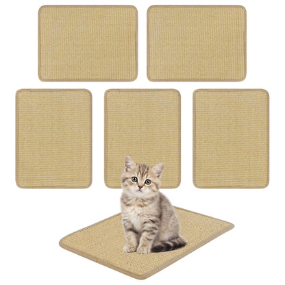 24 x 16 Inch 6-Piece Cat Scratcher Mat Set