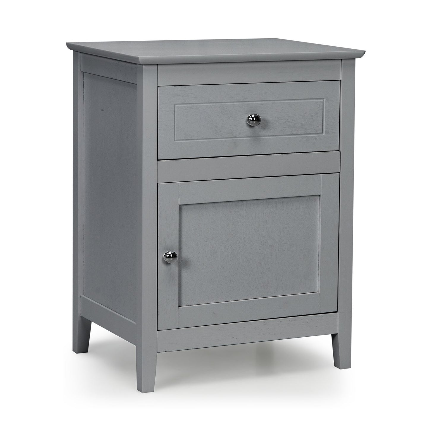 2-Tier Accent Table with Spacious Tabletop-Dark Brown