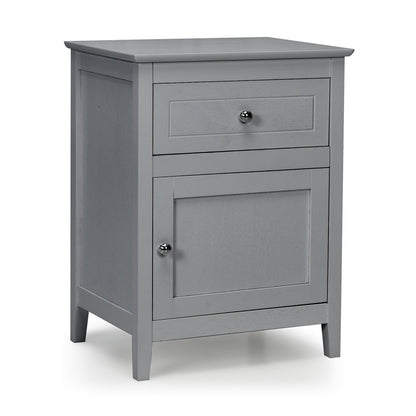 2-Tier Accent Table with Spacious Tabletop-Dark Brown