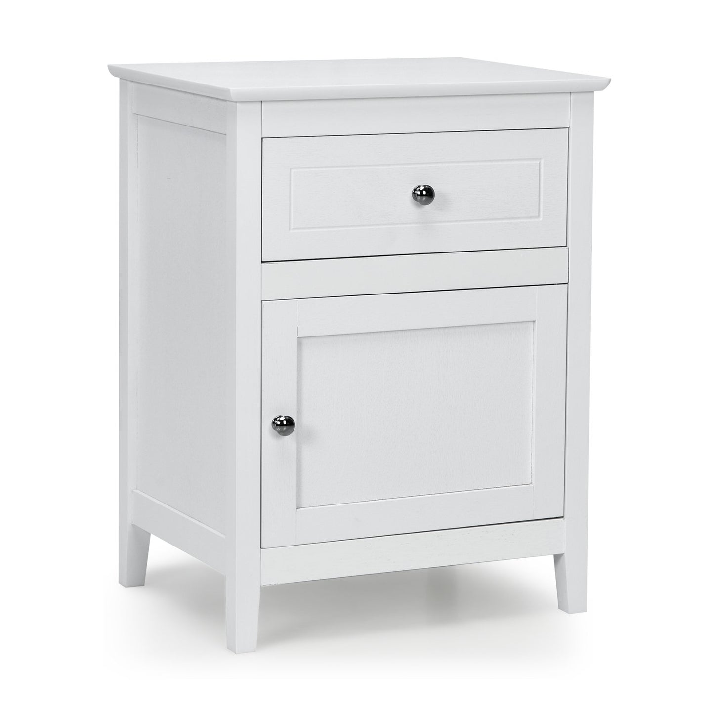 2-Tier Accent Table with Spacious Tabletop-Dark Brown