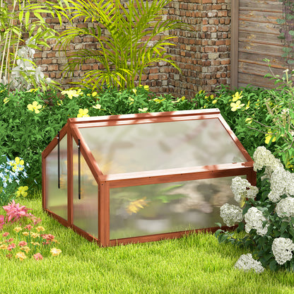 Double Box Garden Wooden Greenhouse - Direct by Wilsons Home Store