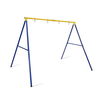 660 LBS Extra-Large A-Shaped Swing Stand with Anti-Slip Footpads (Without Seat)-Yellow