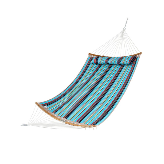 Outdoor Hammock with Detachable Pillow-Blue