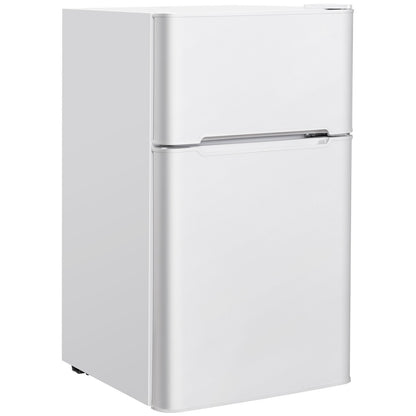 3.2 cu ft. Compact Stainless Steel Refrigerator-Black