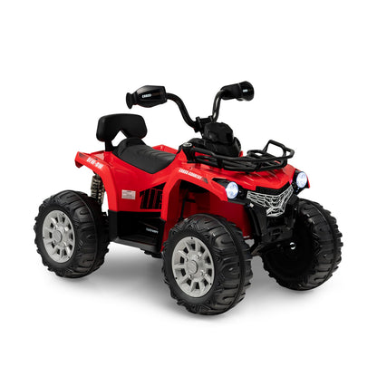 12V Kids Ride On ATV 4 Wheeler with MP3 and Headlights-Black