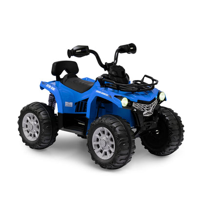12V Kids Ride On ATV 4 Wheeler with MP3 and Headlights-Black