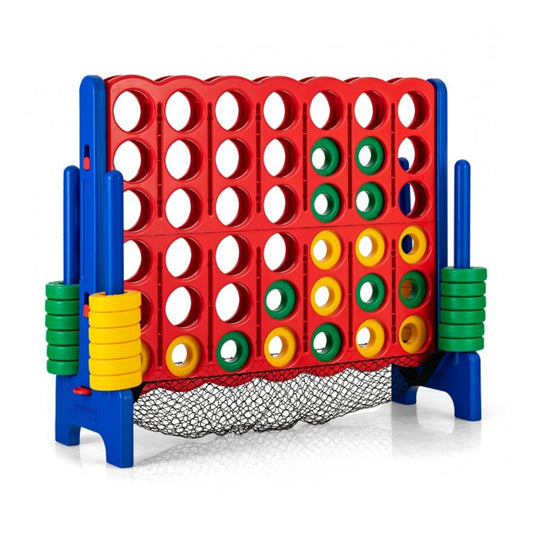 4-to-Score Giant Game Set with Net Storage-Blue