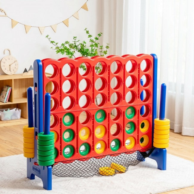 4-to-Score Giant Game Set with Net Storage-Blue