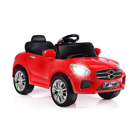 6 V Kids Ride on Car w/ RC + LED Lights + MP3- Red - Direct by Wilsons Home Store