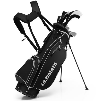 Men’s Profile Complete Golf Club Package Set Includes 10 Pieces-Black