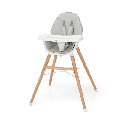 Baby High Chair with Dishwasher Safe Tray-Beige