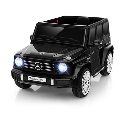 12V Battery Powered Licensed Mercedes-Benz G500 Kids Ride-on Car-Black