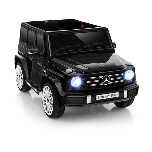 12V Battery Powered Licensed Mercedes-Benz G500 Kids Ride-on Car-Black
