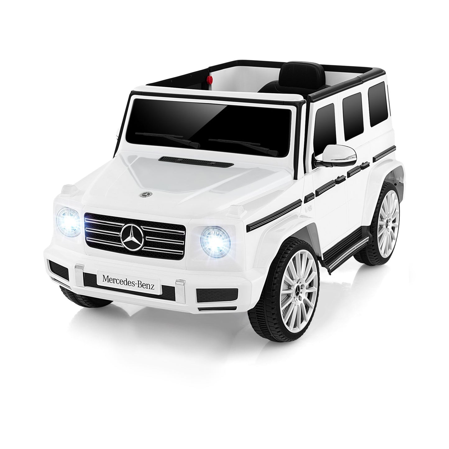 12V Battery Powered Licensed Mercedes-Benz G500 Kids Ride-on Car-Black