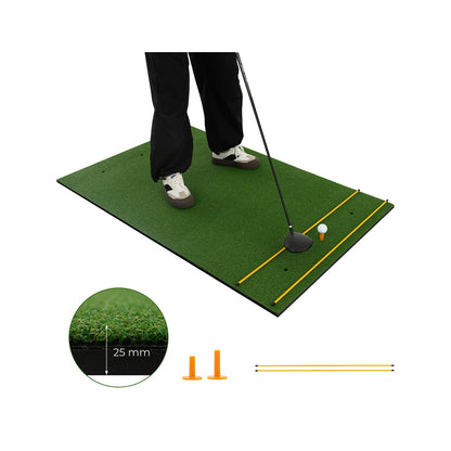 5 x 3 ft Artificial Turf Grass Practice Mat for Indoors and Outdoors-32mm
