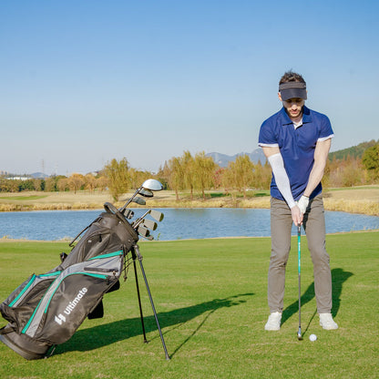 11 Pieces Complete Golf Club Package Set-Blue