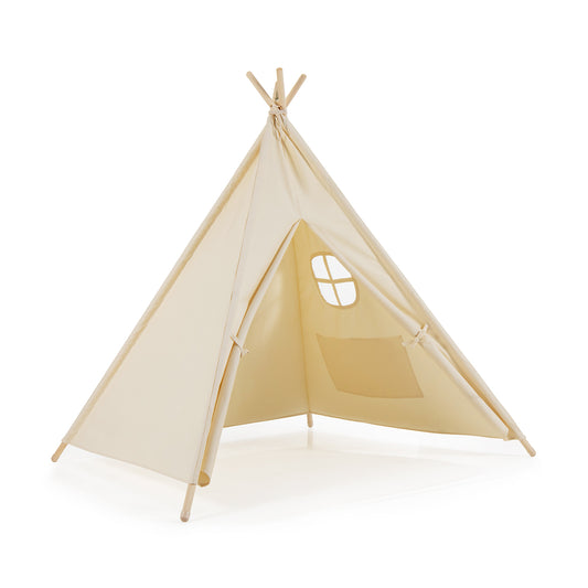 Kids Canvas Teepee Play Tent Foldable