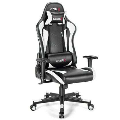 Gaming Chair Adjustable Swivel Racing Style Computer Office Chair-Blue