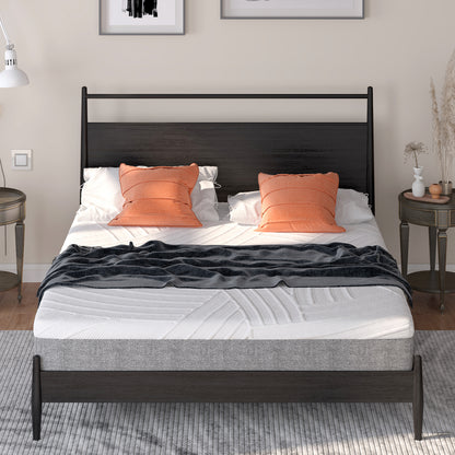 75L x 54W x 8H Memory Foam Mattress with Jacquard Fabric Cover-Full Size