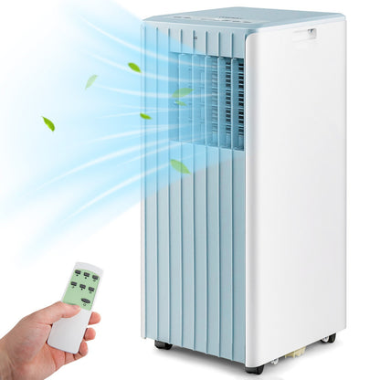3-in-1 10000 BTU Air Conditioner with Humidifier and Smart Sleep Mode-Black