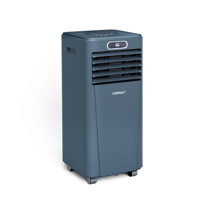 10000 BTU Portable Air Conditioner with Remote Control-Dark Blue