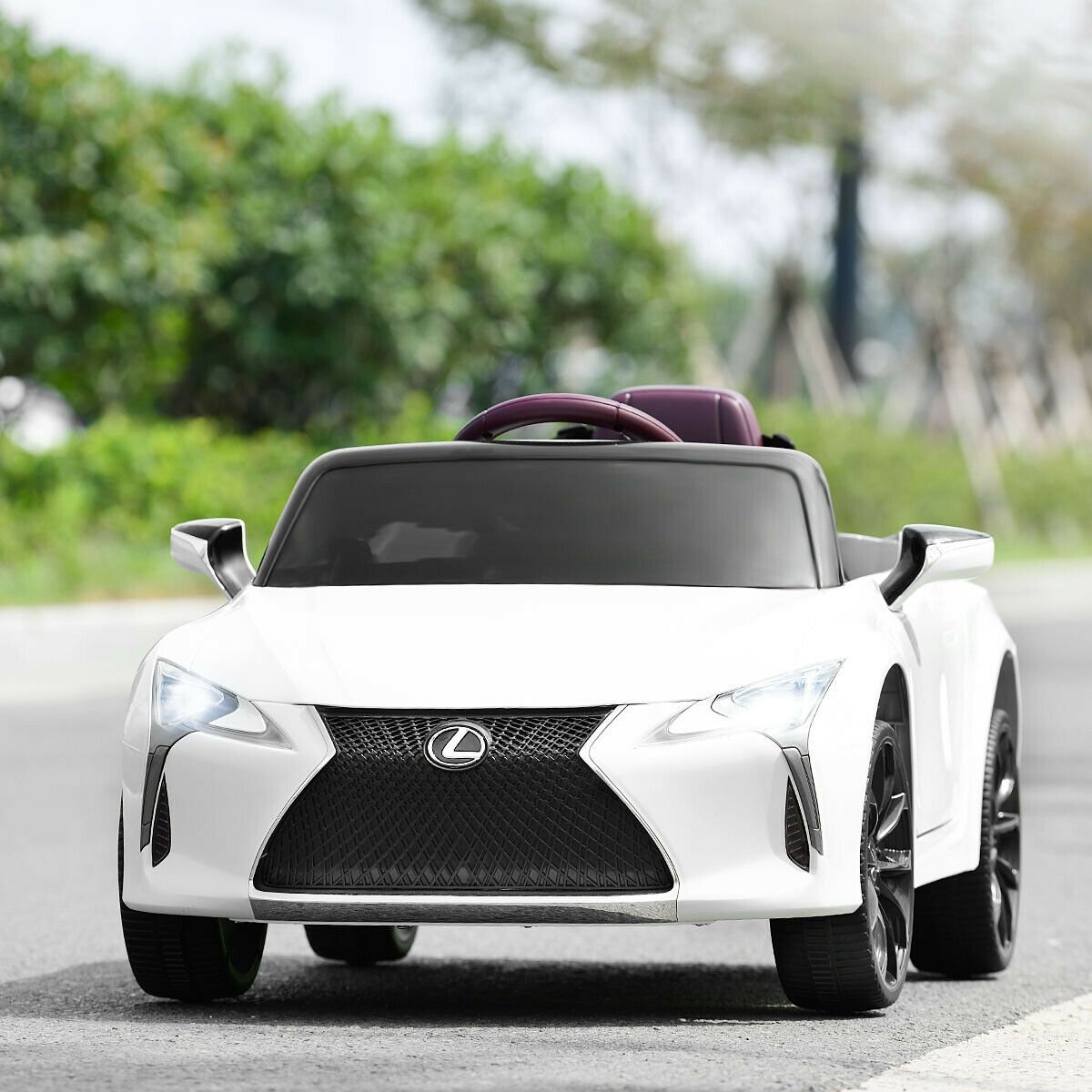 Lexus LC500 Licensed Kids 12V Ride Remote Control Electric Vehicle-Black