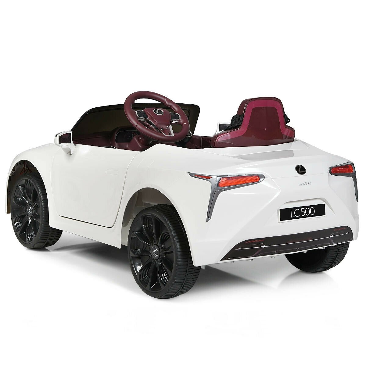 Lexus LC500 Licensed Kids 12V Ride Remote Control Electric Vehicle-Black