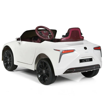 Lexus LC500 Licensed Kids 12V Ride Remote Control Electric Vehicle-Black