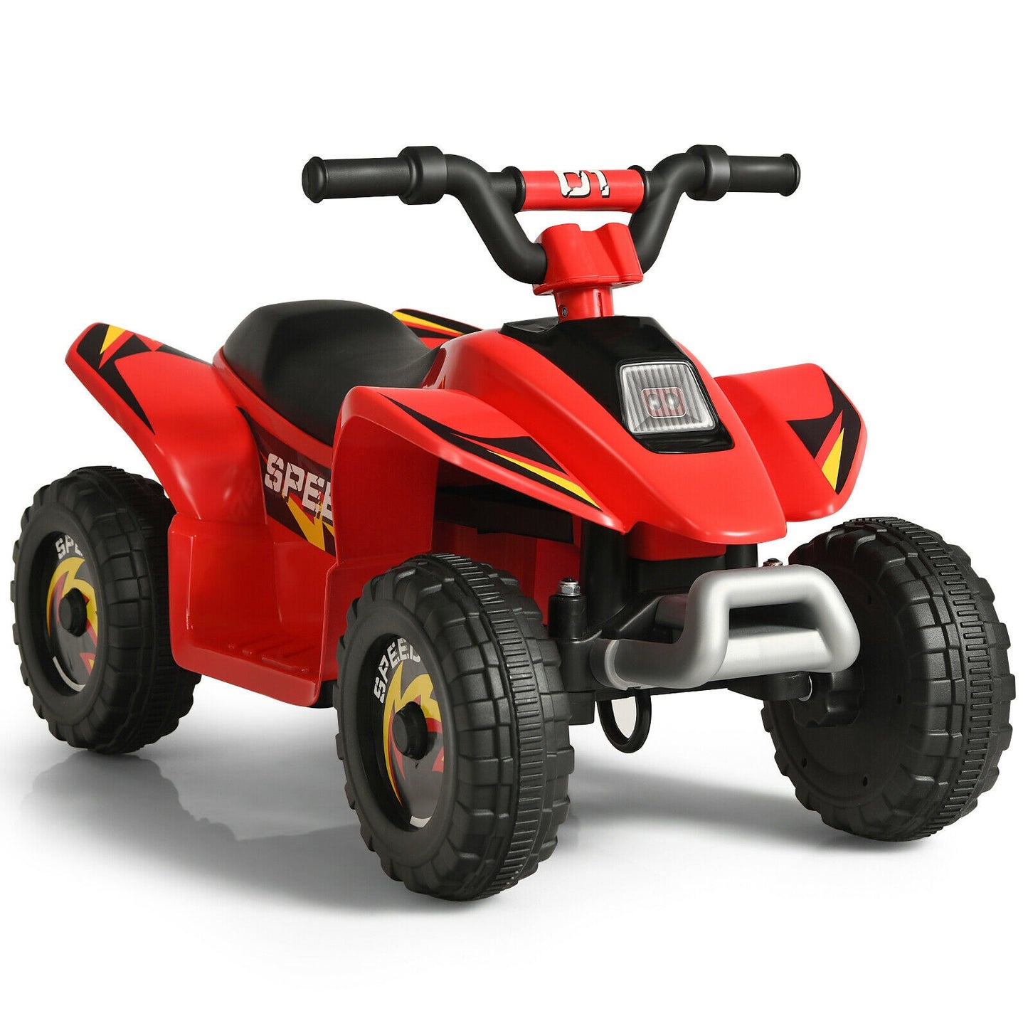 6V Kids Electric ATV 4 Wheels Ride-On Toy -Red