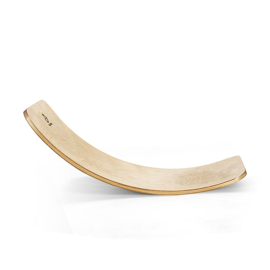 15.5 Inch Wooden Wobble Toy Balance Board-Natural