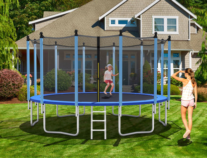 Outdoor Trampoline with Safety Closure Net-16 ft