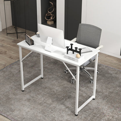 L Shaped Computer Desk and Writing Workstation for Home and Office-Black
